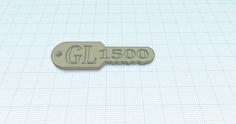 Goldwing – GL 1500 Key Ring / Key Chain 3D Printer Model