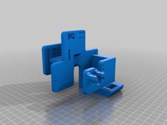 BQ H2 V2S Extruder Holder 3D Printer Model