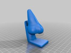 Nose Glasses Stand (Cleaned Model) 3D Printer Model