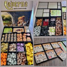 Caverna – Organizer (incl. Forgotten Folk Expansion) 3D Printer Model