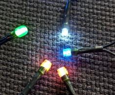 Dollar Store Battery LED Colour Caps 3D Printer Model