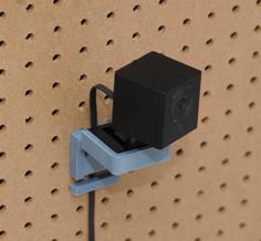 Two Part Pegboard Mount For The WYZE Cam V2 3D Printer Model