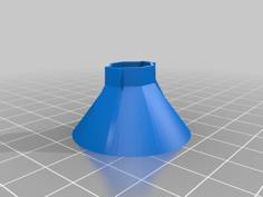 Funnel And Lid For 2020 V-slot Aluminum Profiles 3D Printer Model