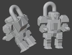 Pawn Key Chain (from RTS Beyond All Reason) 3D Printer Model