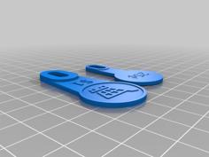 Canadian Shopping Cart Keys 3D Printer Model