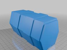 Shipping Container Terrain Print-In-Place Working Doors 3D Printer Model