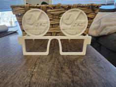 Winnipeg Jets Whiteout Glasses 3D Printer Model