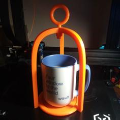 No Spill Mug Carrier 3D Printer Model