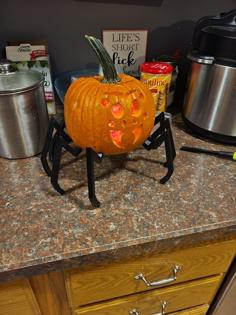 Pumpkin Spider Legs 3D Printer Model