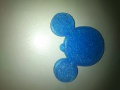 Simple Mickey Necklace 3D Printer Model