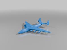 Antonov An-225 Mriya Strategic Airlifter 3D Printer Model