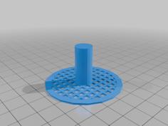 Bathroom Sink Hair Sieve 50mm 3D Printer Model