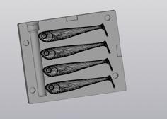 Mini Minnow 2″ Fishing Lure Mold. 3D Printer Model