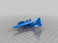 AC-130 J Ghostrider 2D-ish Model Kit 3D Printer Model