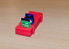 Modular SD Card Holder 3D Printer Model