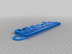 Caseoh I AM NOT SHAPED LIKE A FERRIS WHEEL Keychain 3D Printer Model