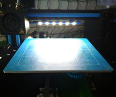 Printer Bed Lighting – V-slot 2020 Click-mount (Ender-2, CR-10) 3D Printer Model