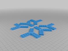 Lego Y Connector 3D Printer Model