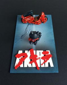 Akira Poster Diorama (base Only) 3D Printer Model