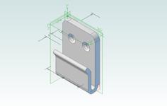 Ex-Pen / Fence Panel Hanger 3D Printer Model