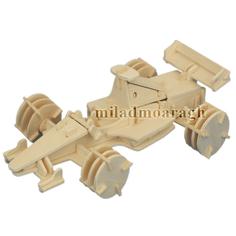 Laser Cut Racing Car 3D Puzzle