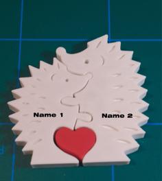 Valentine’s Day – Two Hedgehog 3D Printer Model