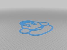 Kirby Enemy: Chilly (2D Wall Art) 3D Printer Model