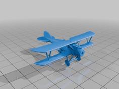 Albatros DVa  (1/144) 3D Printer Model