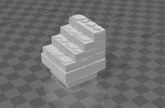 Basic Cavern Stairs (Dungeon Blocks Compatible) 3D Printer Model