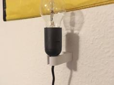 Super Easy Lamp (light Bulb Wall Mount) 3D Printer Model