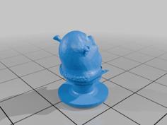 Shrek Croc Charm 3D Printer Model