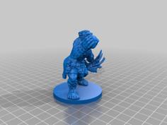 Cave Giant Male 3D Printer Model