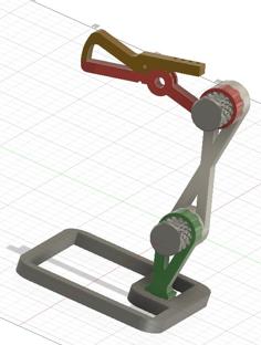 Greifarm Halter 3. Hand 3D Printer Model