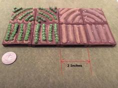 Farm Fields With Openlock 3D Printer Model