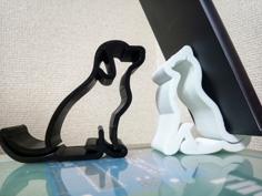 Doggy Phone Holder (Re-upload) 3D Printer Model