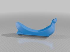 Amazon FireTV Remote Banana Cover – Long Version 3D Printer Model