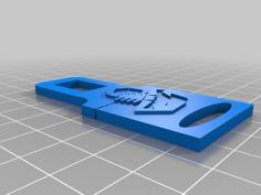 Fiat Abarth Spider Seatbelt Buckle With Logo 3D Printer Model