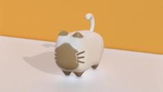 Cute Fatty Cat 01 3D Printer Model