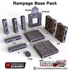 Rampage OpenLOCK Base Pack 3D Printer Model