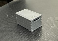 Mini Sliding Top Crate 3D Printer Model