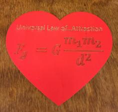 Laser Cut Valentines – Law Of Attraction