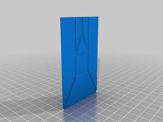 Flat Stowable Ice-Scraper 3D Printer Model