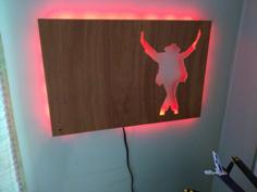 Laser Cut Michael Jackson Lamp