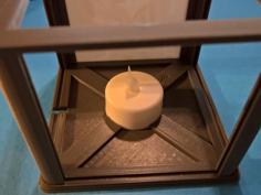 Tealight Base For Lithophane Lamp Structure 3D Printer Model