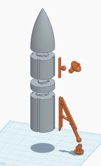 Cosmos Corps Built-Your-Own Rocket – ROCKET ACCESSORIES! 3D Printer Model