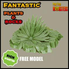 KICKSTARTER-Fantastic Plants And Rocks 3D Printer Model