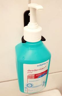 Soap | Desinfect Dispenser Wall Mount | Seife | Desinfektionsmittel Spender Wand Halterung 3D Printer Model