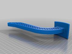 Lattice Structured Brake Pedal 3D Printer Model