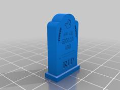 HM-inspired Tombstone 3D Printer Model