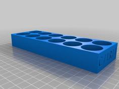 Stackable Battery Tray For C-Battery / C-Cell / LR14 Batteries 3D Printer Model